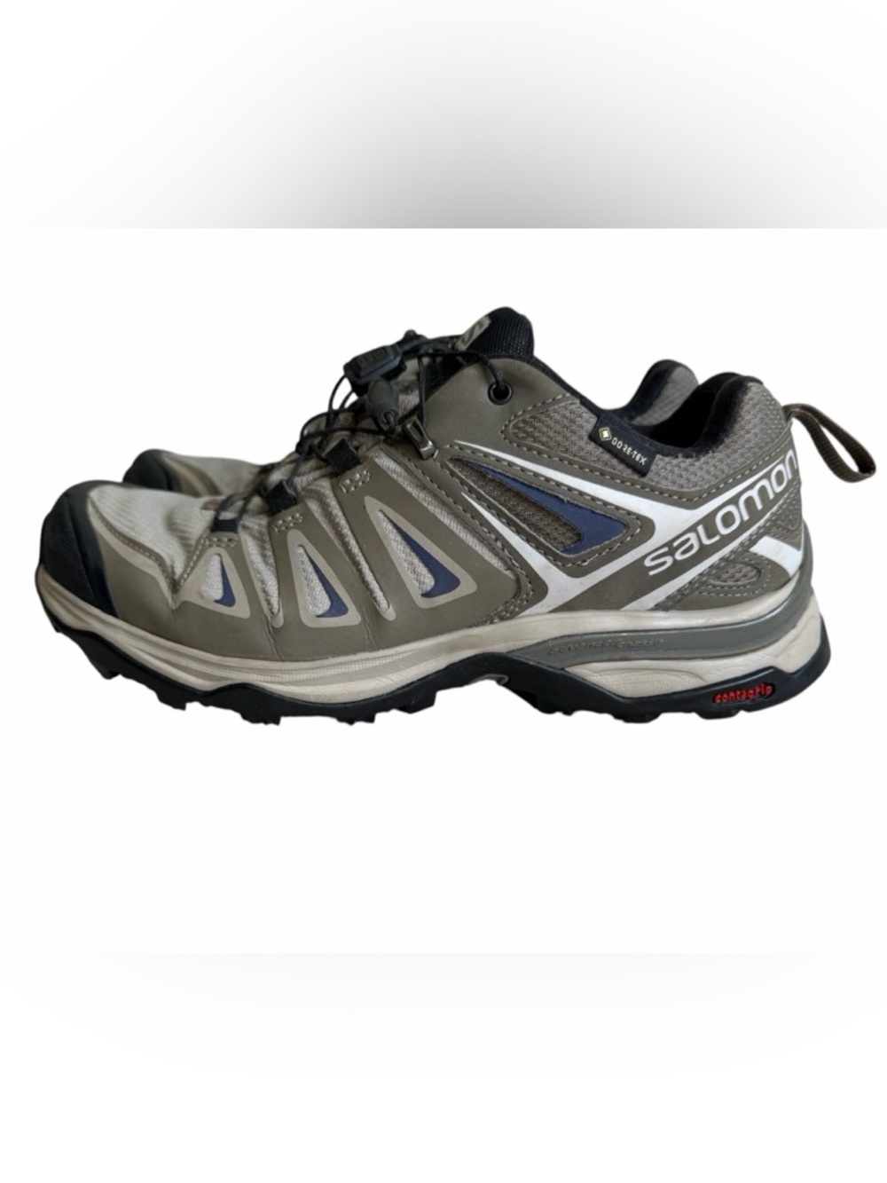 Salomon X Ultra 3 GTX Low Hiking Shoe Womens 7 Brown Waterproof Outdoor Trail